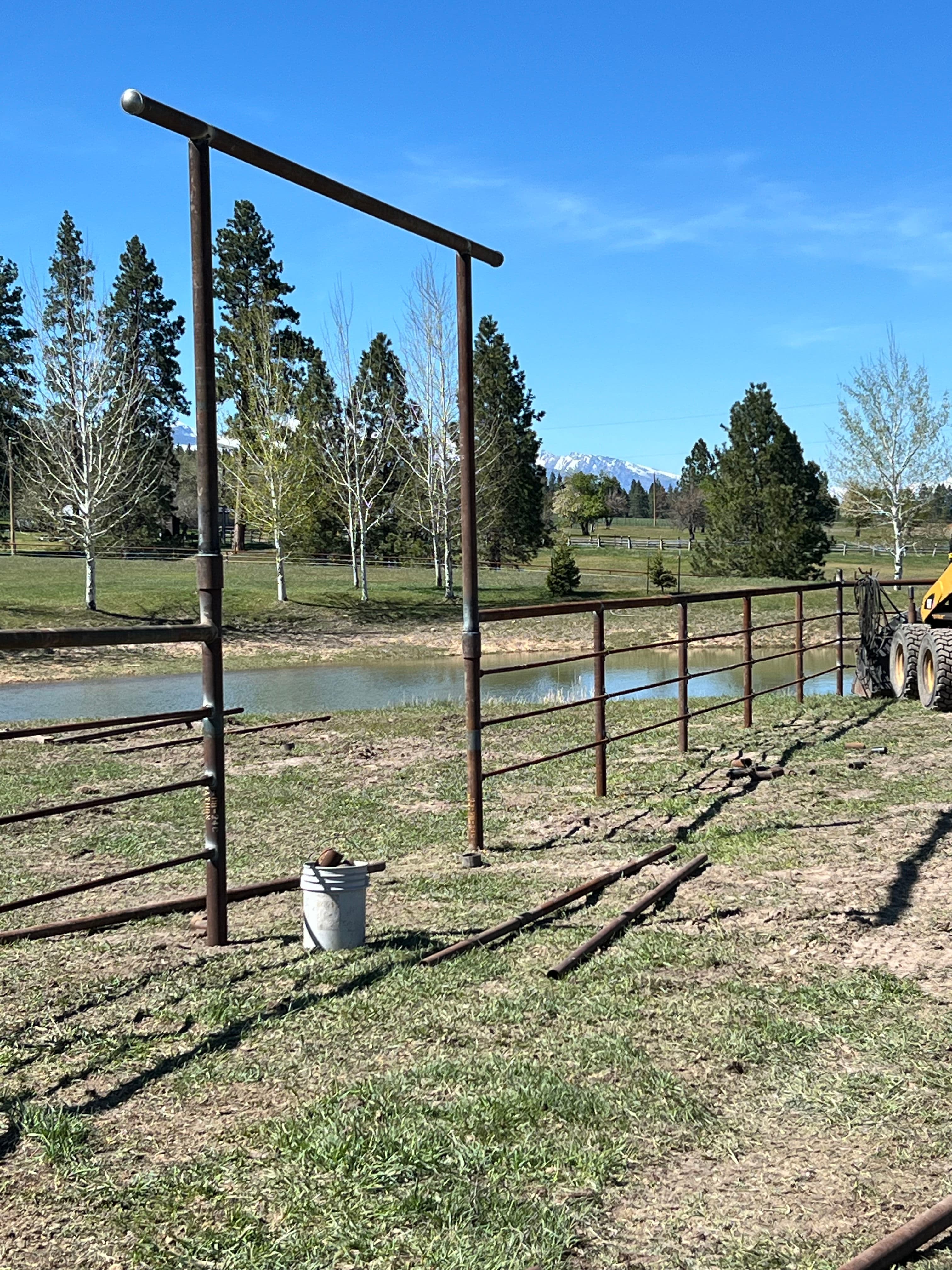 Project Metal Pipe Fence Built Straight, Strong, and Made to Last image
